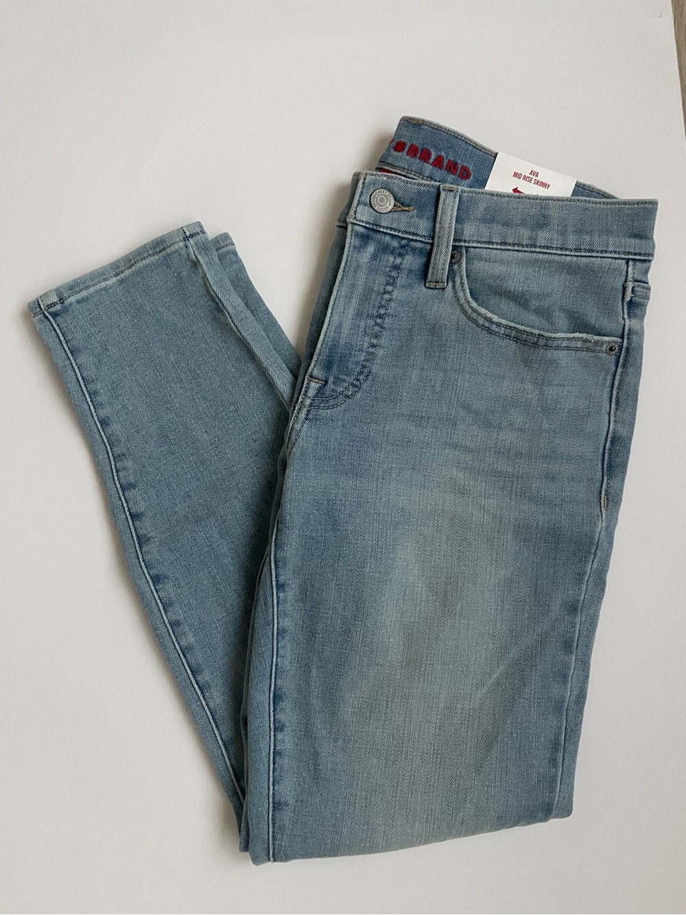 Lucky Brand Ava Mid Rise Skinny Jeans Women’s 6/28 NWT Light Wash Stretch